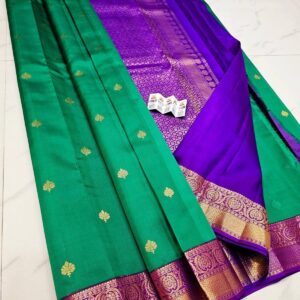 Kanchipuram silk Green colour