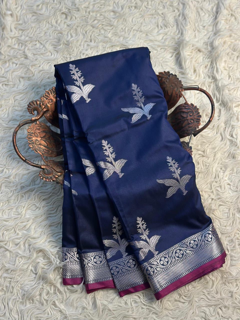 Semi-silk-Navy-Blue