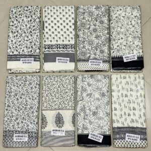 All New White Cotton Saree