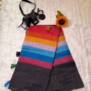 Rainbow saree