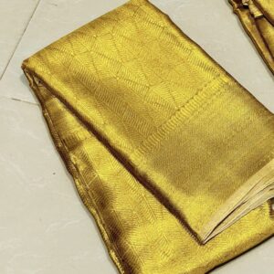 Ambani Rich golden saree 01