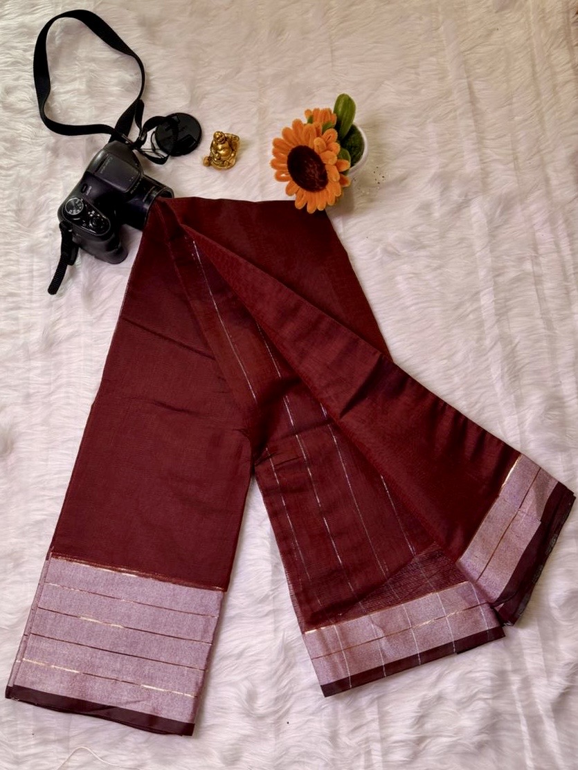 Chettinat Cotton wine red