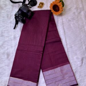 Chettinat cotton deep maroon