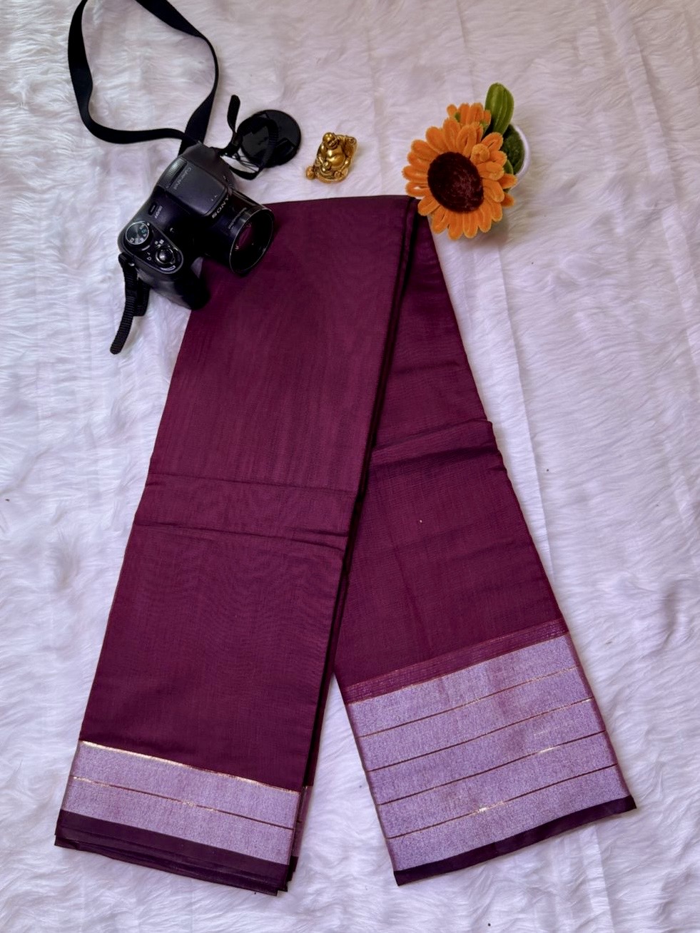 Chettinat cotton deep maroon