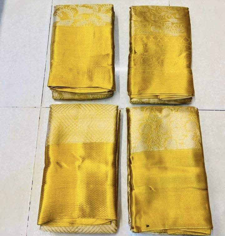 Ambani Rich golden saree