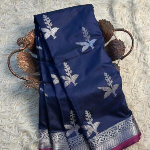 Semi-silk-Navy-Blue