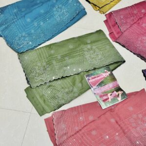 Stone Work Fancy Saree