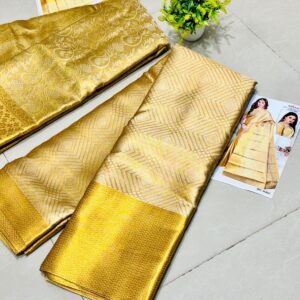 Ambani Rich golden saree 03