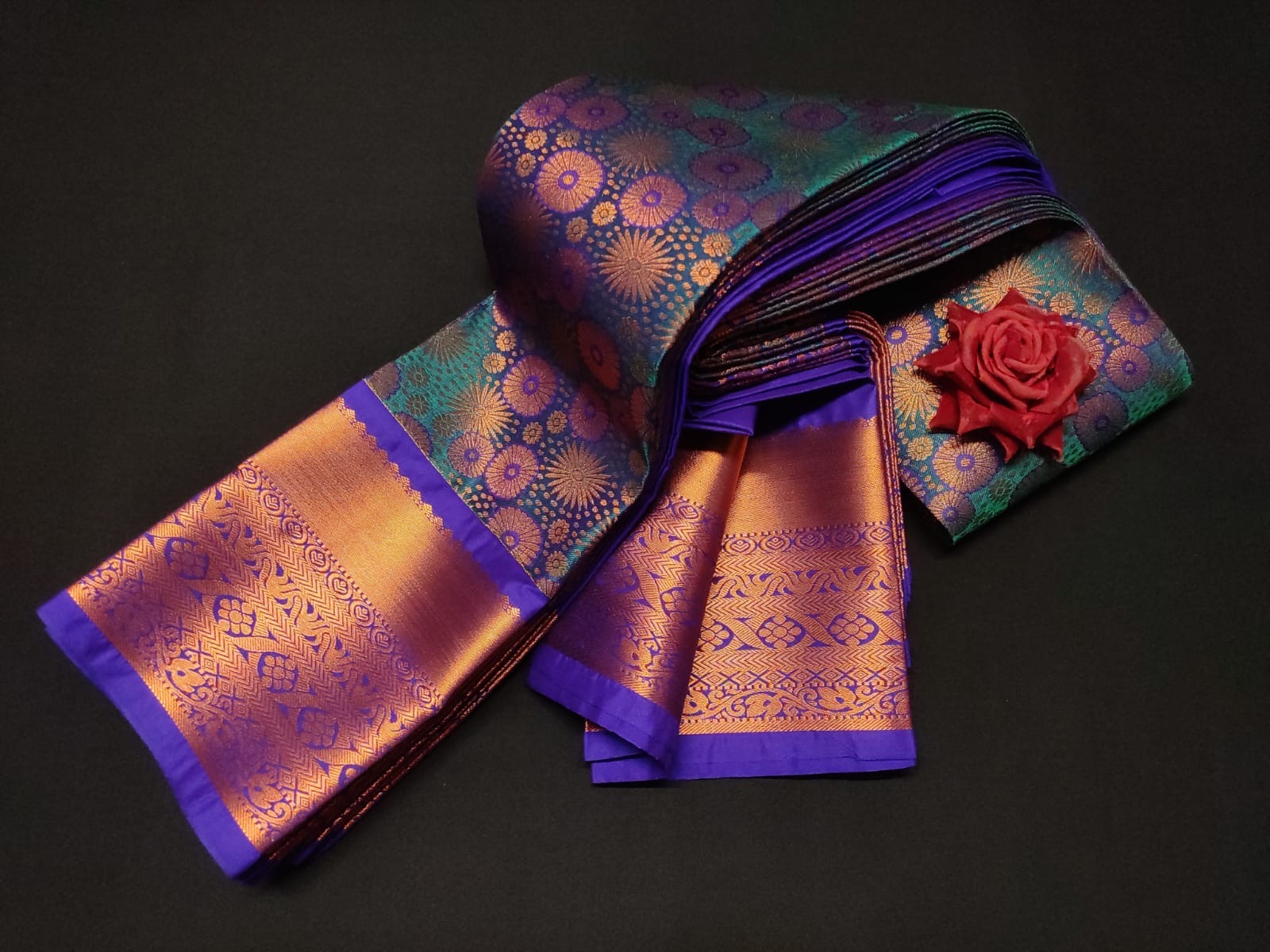 Semi Kanchipuram Silk Saree 10