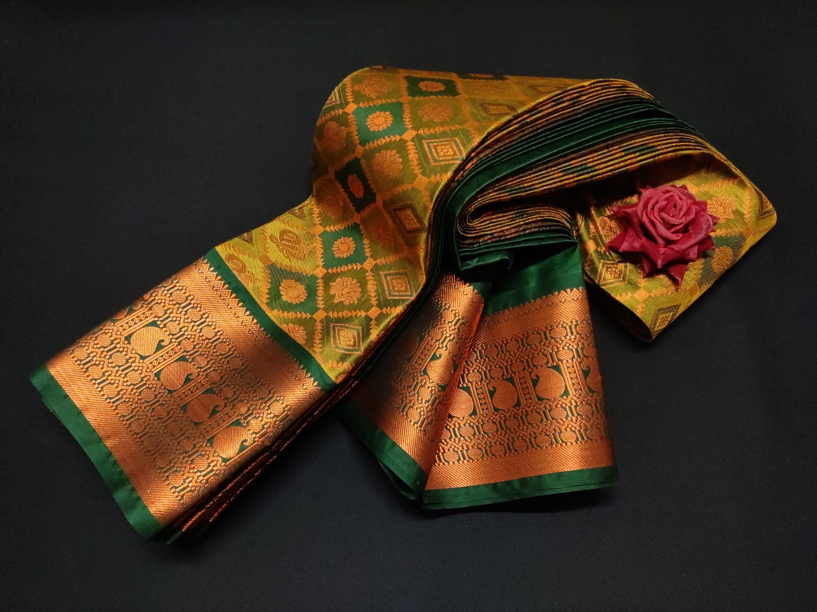 Semi Kanchipuram Silk Saree 09