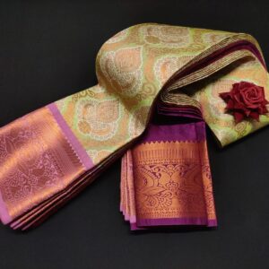 Semi Kanchipuram Silk Saree 14