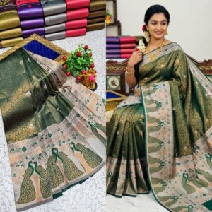 Korvai Bridal Fancy Light Weight Silk Saree