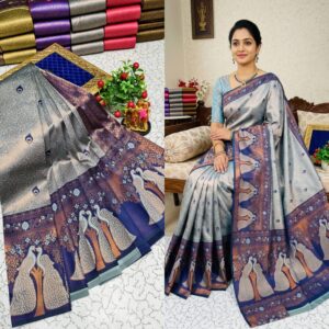 Korvai Bridal Fancy Light Weight Silk Saree