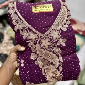 Stone Work Shalwar Material