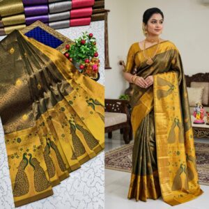 Korvai Bridal Fancy Light Weight Silk Saree