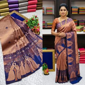 Korvai Bridal Fancy Light Weight Silk Saree