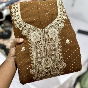 Stone Work Shalwar Material