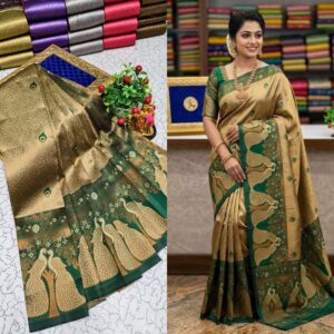 Korvai Bridal Fancy Light Weight Silk Saree