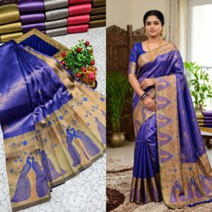 Korvai Bridal Fancy Light Weight Silk Saree