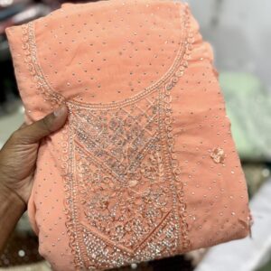Stone Work Shalwar Material
