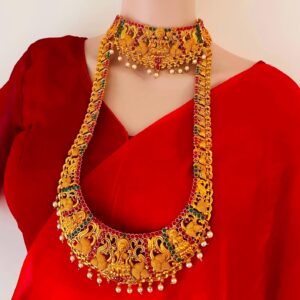 Temple Jewellery Combo Set